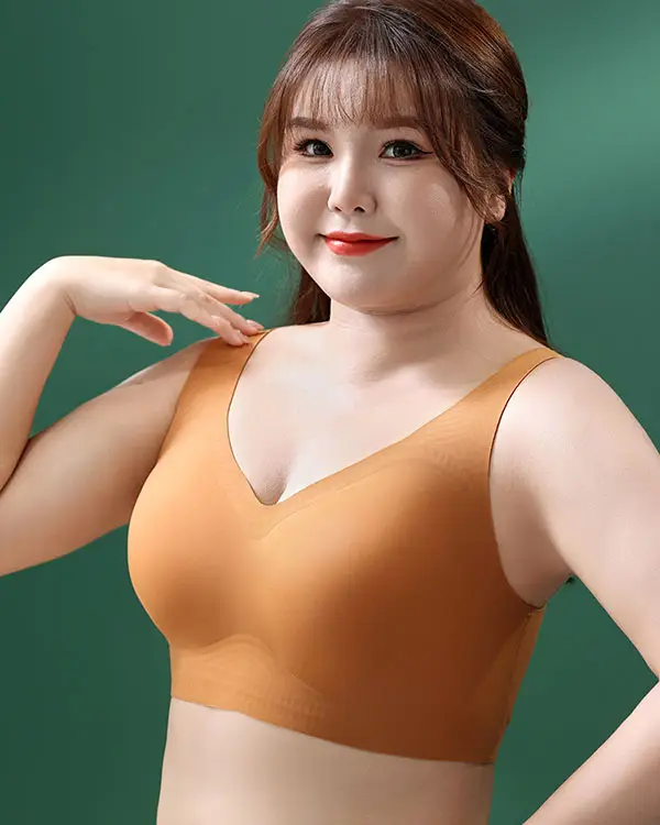 Plus Size Full Coverage Cami Bra – Seamless Wireless Support